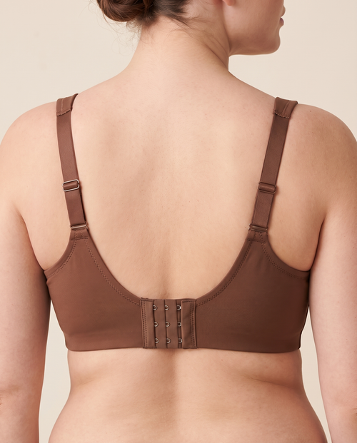 Biustonosz Cloud Comfort Nude na modelce — tył